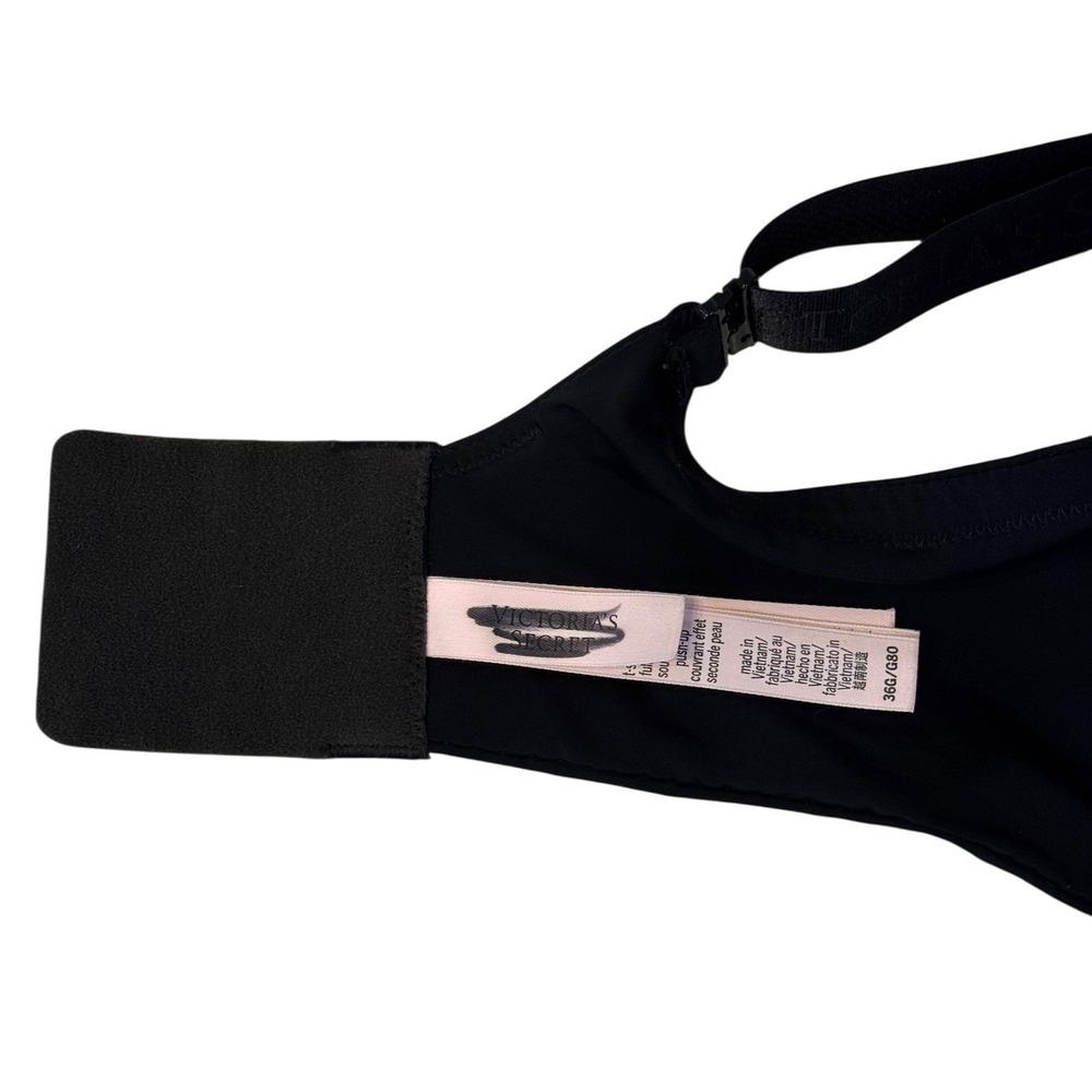 Victoria's Secret 36G The T-shirt Push Up‎ Smooth Full Coverage Bra Black - Picture 6 of 6